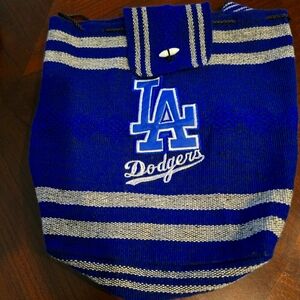 Los Angeles Dodgers Blue Knit Bag